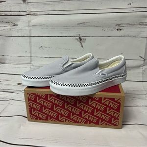 Vans classic slip-on Grey Dawn Check Foxing bran new.
